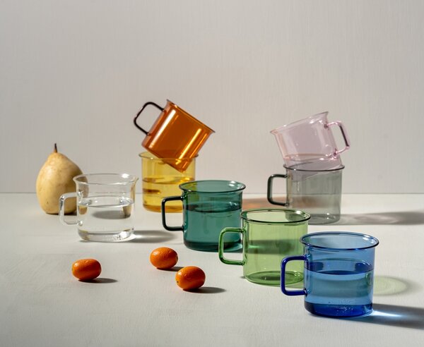 Muurla Hrnček Glass 0,35l, zelený