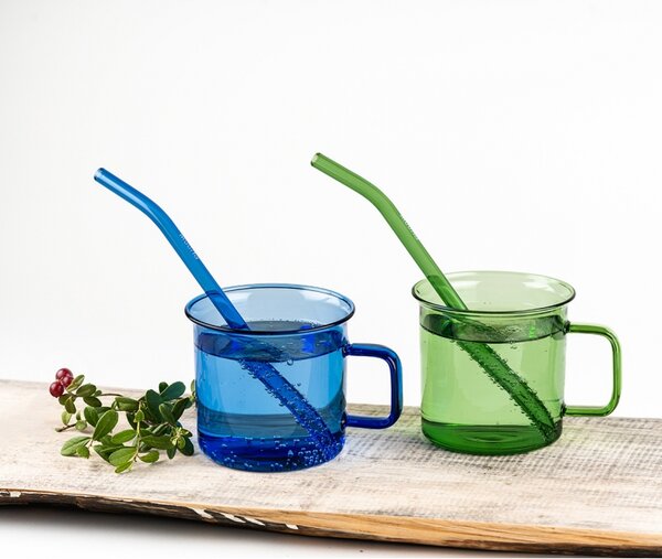 Muurla Hrnček Glass 0,35l, zelený