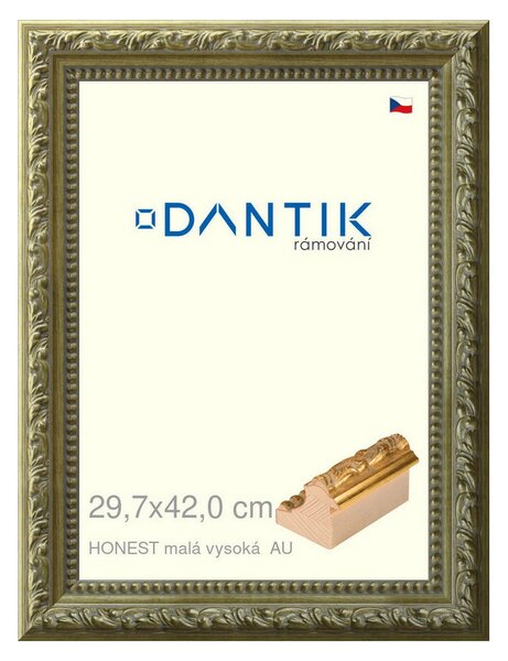 DANTIK rám na obraz 29,7x42 | HONEST malá vysoká AU (Plexi Čiré)