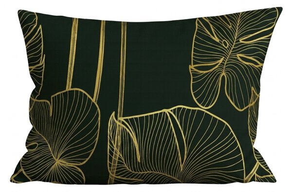 Obliečka na vankúš z mikrovlákna VENECIA 70x90 cm, tmavozelená