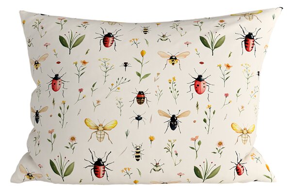 Polybavlnená obliečka na vankúš INSECTA POLY 70x90 cm, farebná