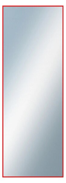 DANTIK - Zrkadlo v rámu, rozmer s rámom 50x140 cm z lišty Hliník červená (7001098)
