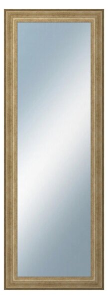 DANTIK - Zrkadlo v rámu, rozmer s rámom 50x140 cm z lišty HRAD strieborná patina (2823)