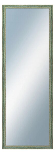 DANTIK - Zrkadlo v rámu, rozmer s rámom 50x140 cm z lišty LYON zelená (2706)
