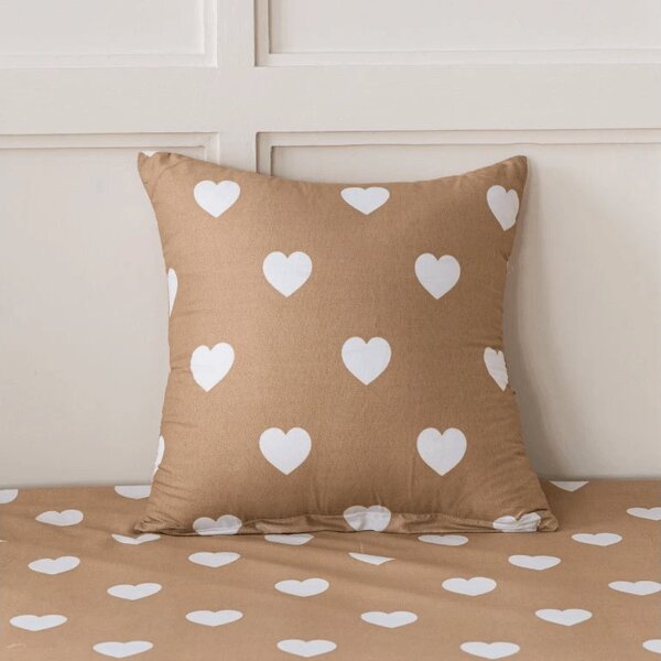 Obliečky z mikrovlákna CARAMHEART hnedé Rozmer obliečky: 70 x 90 cm | 140 x 200 cm