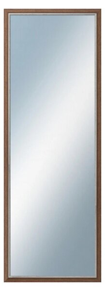 DANTIK - Zrkadlo v rámu, rozmer s rámom 50x140 cm z lišty TAIGA hnedá (3107)