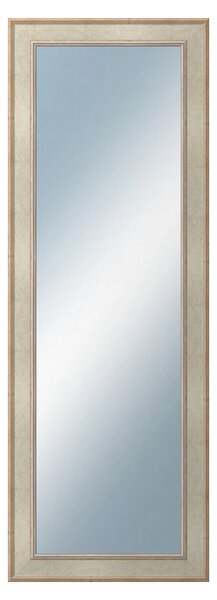DANTIK - Zrkadlo v rámu, rozmer s rámom 50x140 cm z lišty TOOTH strieborná (2779)
