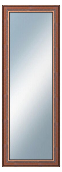 DANTIK - Zrkadlo v rámu, rozmer s rámom 50x140 cm z lišty ANGLIE hnedá (561)