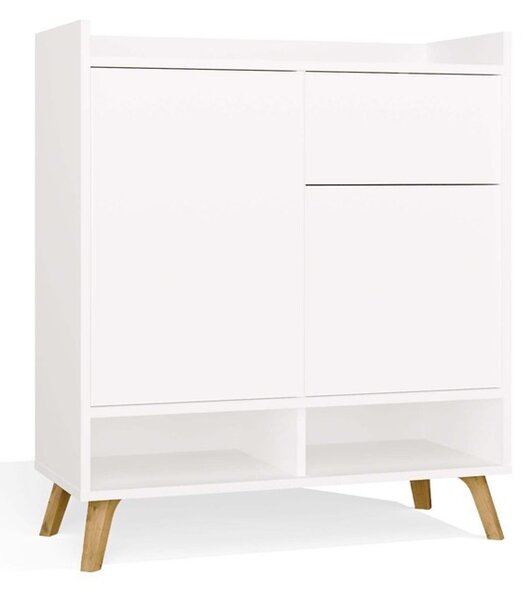 TP Living Komoda Colin 80 cm biela/dub remeselný