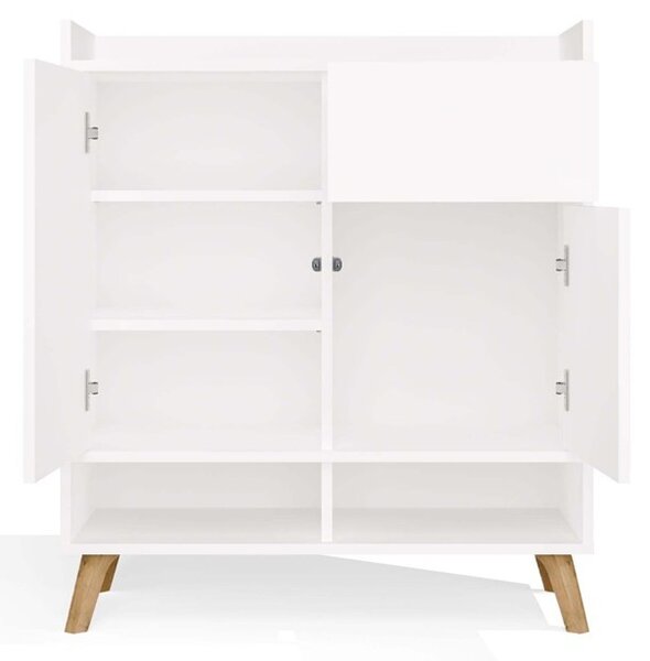 TP Living Komoda Colin 80 cm biela/dub remeselný