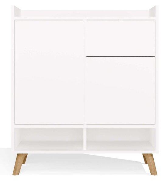 TP Living Komoda Colin 80 cm biela/dub remeselný