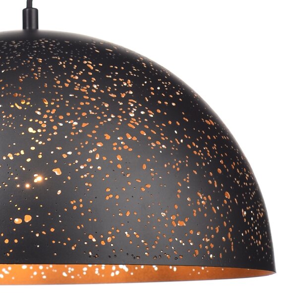 ACA DECOR Závesné svietidlo PLANETARIO max. 60W/E27/230V/IP20, čierne