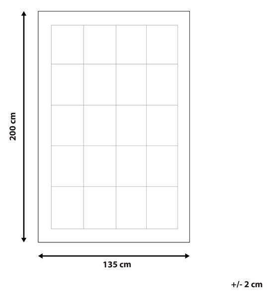 Posteľná prikrývka biela bavlna polyesterová výplň 135 x 200 cm vhodná pre alergikov teplá perina spálňa