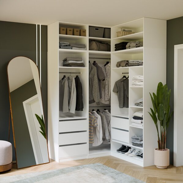 TP Living Nástavec na skříň Openo 100 cm bílý