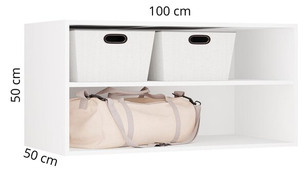 TP Living Nástavec na skříň Openo 100 cm bílý
