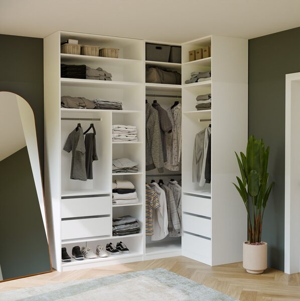 TP Living Nástavec na skříň Openo 100 cm bílý