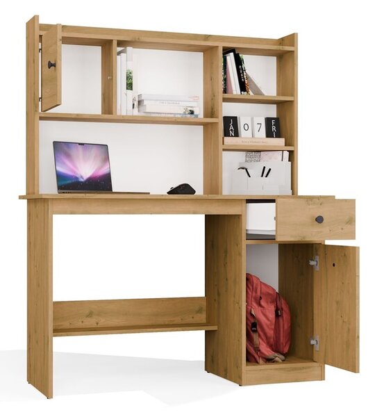 TP Living Psací stůl Chester s nástavcem 120 cm dub Artisan
