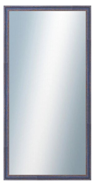 DANTIK - Zrkadlo v rámu, rozmer s rámom 60x120 cm z lišty LYON modrá (2668)