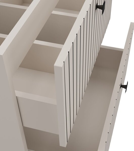 TP Living Závěsná skříňka pod umyvadlo Tigo 2S 60 cm kašmír