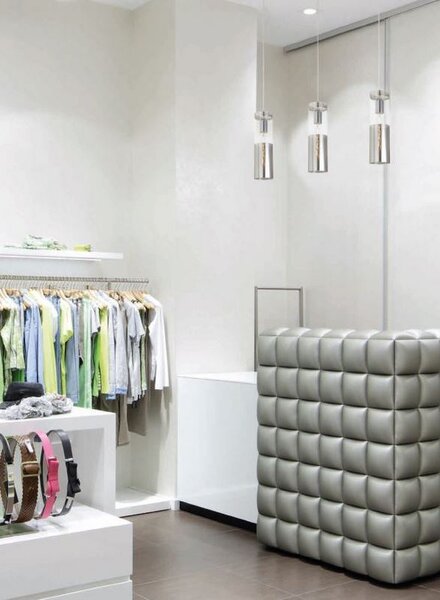 ACA DECOR Závesné svietidlo DEJAVU max. 40W/E27/230V/IP20, farba chrómu