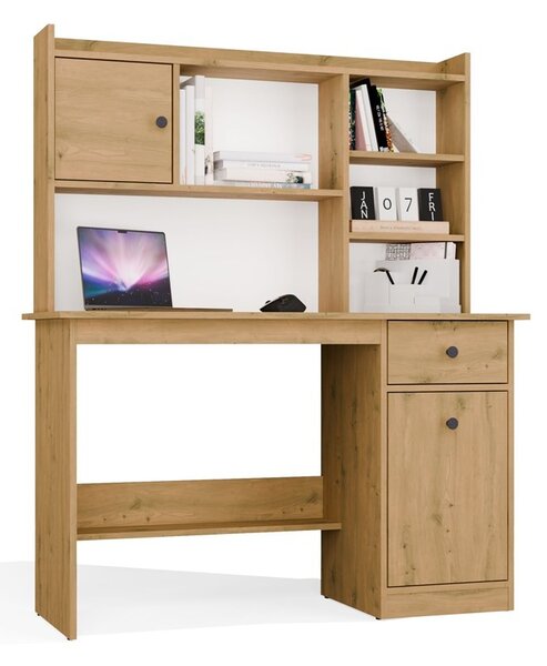 TP Living Psací stůl Chester s nástavcem 120 cm dub Artisan