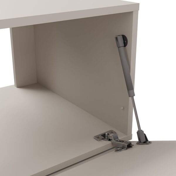TP Living Závěsná skříňka pod umyvadlo s deskou Tigo 1D2S 140 cm kašmír