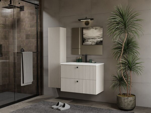 TP Living Závěsná skříňka pod umyvadlo Tigo 2S 80 cm kašmír