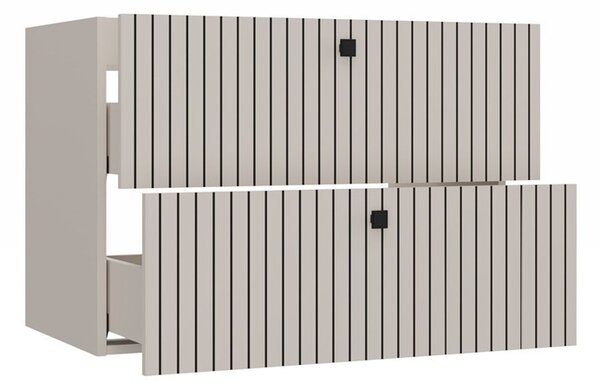 TP Living Závěsná skříňka pod umyvadlo Tigo 2S 80 cm kašmír