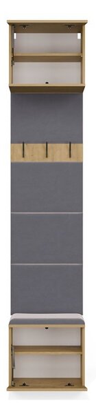 TP Living Předsíňová stěna HAGA 2W 100 cm dub Artisan