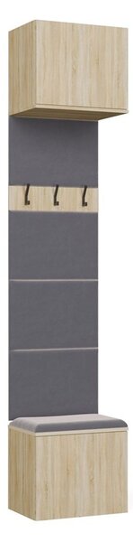TP Living Předsíňová stěna Haga 2Sz2W 200 cm dub Sonoma
