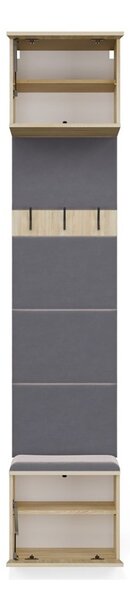 TP Living Předsíňová stěna HAGA 1W 50 cm dub Sonoma