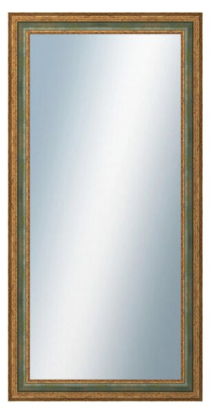 DANTIK - Zrkadlo v rámu, rozmer s rámom 60x120 cm z lišty HRAD zelená (3005)