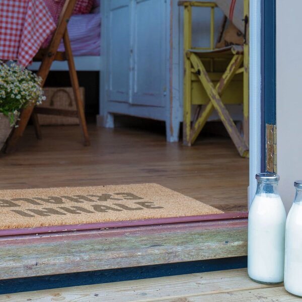 Rohožka z kokosového vlákna 60x90 cm Inhale Exhale – Artsy Doormats