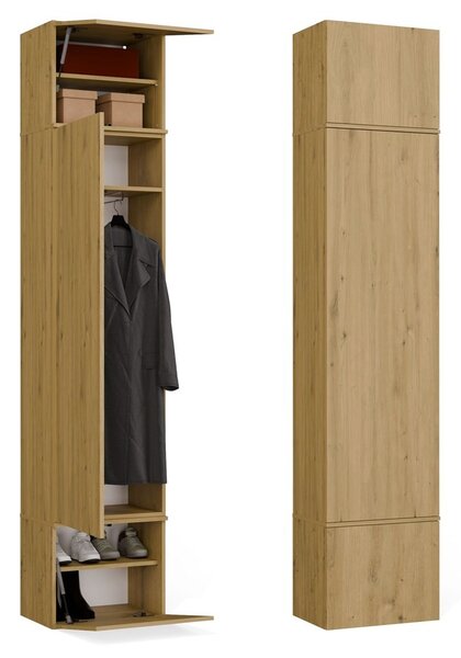 TP Living Předsíňová skříň Haga 1SZ 50 cm dub Artisan