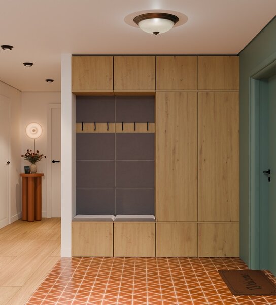 TP Living Předsíňová stěna Haga 2Sz2W 200 cm dub Artisan