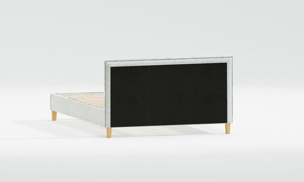 Béžová čalúnená dvojlôžková posteľ s roštom 200x200 cm Tina – Ropez