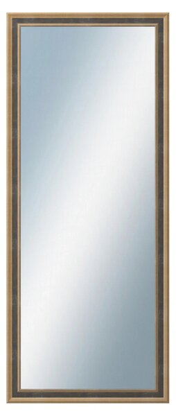 DANTIK - Zrkadlo v rámu, rozmer s rámom 50x120 cm z lišty TOOTH malá zlatá (3163)