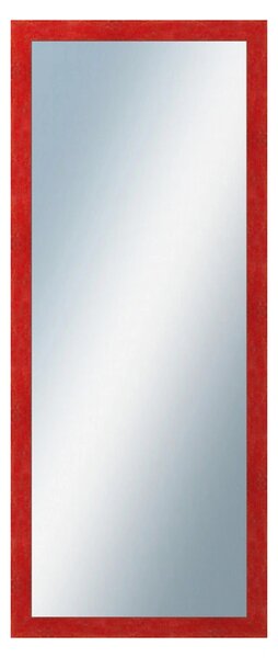 DANTIK - Zrkadlo v rámu, rozmer s rámom 50x120 cm z lišty RETRO červená (2534)