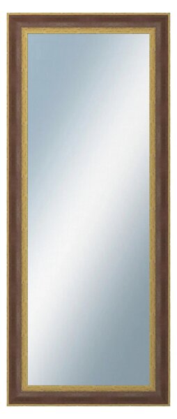 DANTIK - Zrkadlo v rámu, rozmer s rámom 50x120 cm z lišty ZVRATNÁ červenozlatá plast (3069)