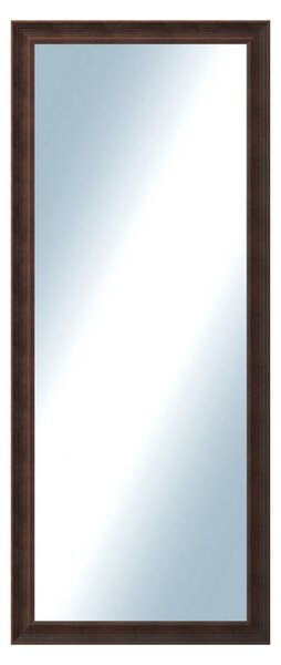 DANTIK - Zrkadlo v rámu, rozmer s rámom 50x120 cm z lišty KOSTELNÍ malá hnedá (3165)