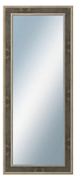 DANTIK - Zrkadlo v rámu, rozmer s rámom 50x120 cm z lišty TOOTH zlatá čierna (2780)