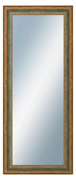 DANTIK - Zrkadlo v rámu, rozmer s rámom 50x120 cm z lišty HRAD zelená (3005)