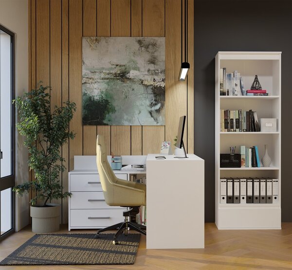 TP Living Kancelářský regál Palermo 65 cm bílý