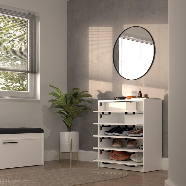 TP Living Botník Alex 74 cm bílý