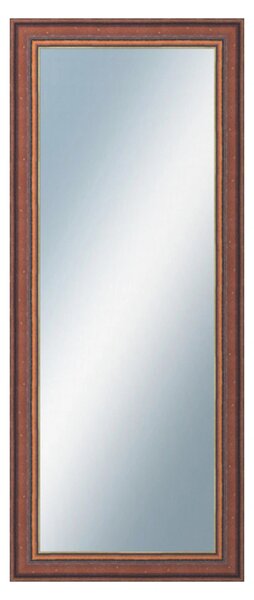 DANTIK - Zrkadlo v rámu, rozmer s rámom 50x120 cm z lišty ANGLIE hnedá Au Linka (612)