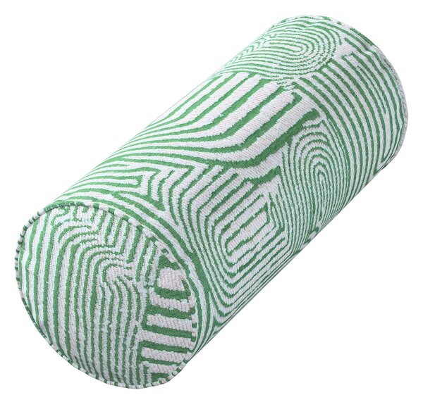 Poťah na valček Ektorp farba produktu zelená látka zapletaná, vzorované