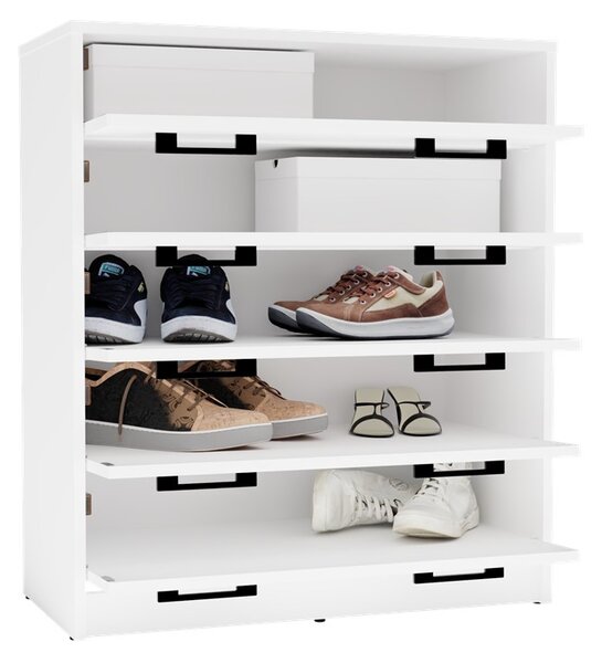 TP Living Botník Alex 74 cm bílý