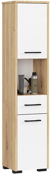 Ak furniture Kúpeľňová skrinka FIN II 30 cm dub artisan/biela