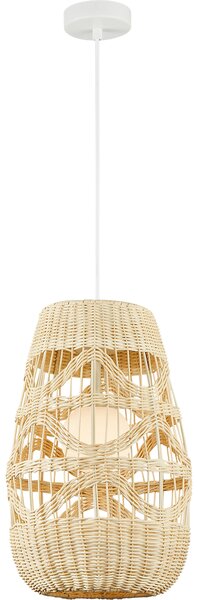 Závesné svietidlo Arona, 1x ratanové tienidlo, (fi 25cm), w