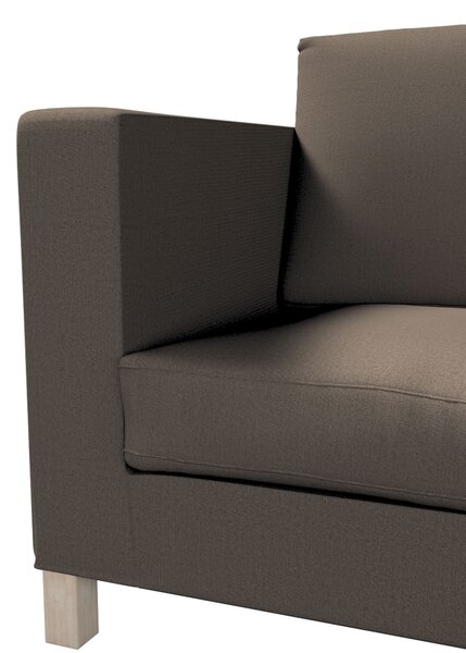 Poťah na sedačku Karlanda (pre 3 osoby,nerozkladacia,krátky) farba produktu hnedá látka zapletaná